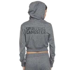 Spiritual Gangster Inner Light Cropped Hoodie